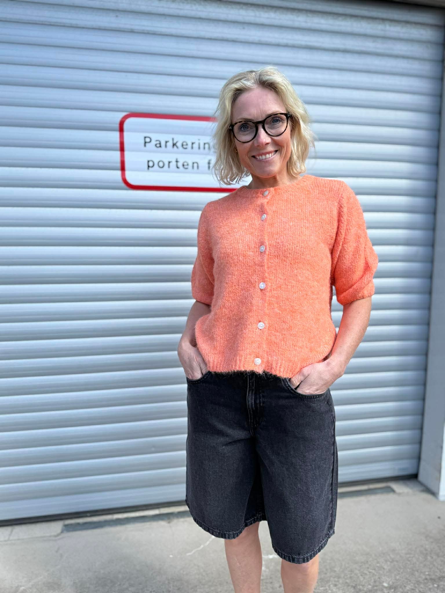 VMKARA Knit Cardigan - Cantaloupe